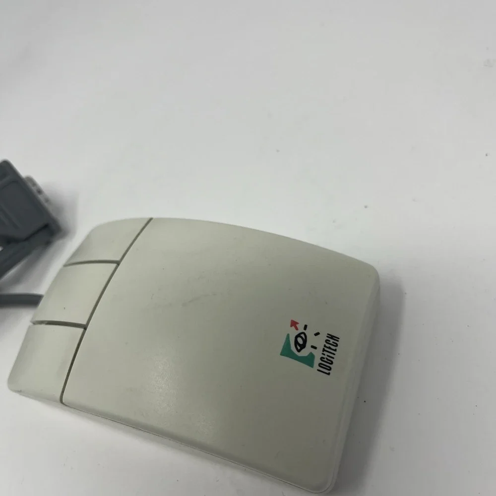 Logitech M-MD15L Ball Type Corded Computer Mouse w/ Serial Connector 3-Button‎